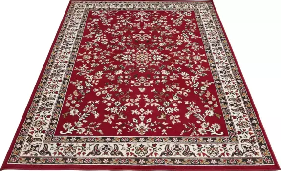 Ковер Andiamo "Восточный", прямоугольный, короткий ворс, восточный вид, идеально подходит для гостиной и спальни 160х230 см, красный