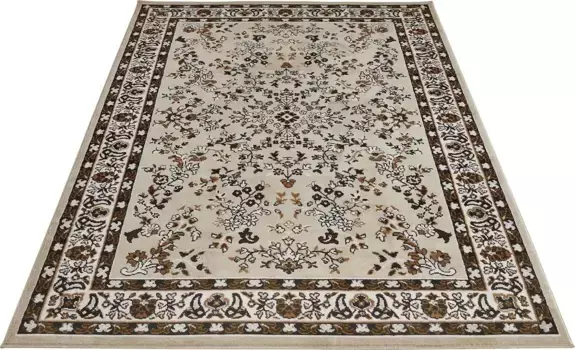 Ковер Andiamo "Восточный", прямоугольный, короткий ворс, восточный вид, идеально подходит для гостиной и спальни 200х290 см, бежевый