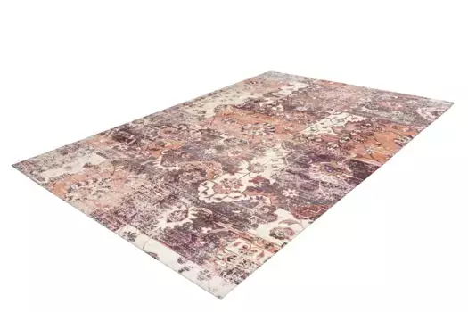 Ковер Arte Espina "Indiana 400", прямоугольный, винтажный вид, усиленный холщовой изнанкой, подходит для полов с подогревом 80х150 см, цвет Multi / Terra