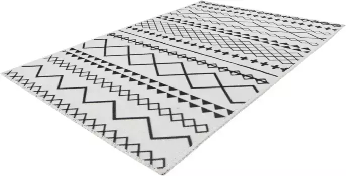 Ковер Arte Espina "Майя 400", прямоугольный 200х290 см, белый/черный