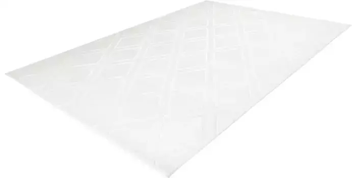 Ковер Arte Espina "Monroe 300", прямоугольный, особенно мягкий благодаря микрофибре, гостиная 160х230 см, белый