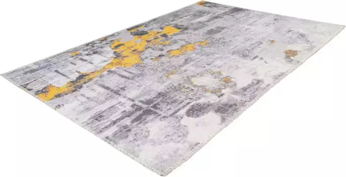 Ковер Arte Espina "Peron 300", прямоугольный 80х150 см, серый/золотой