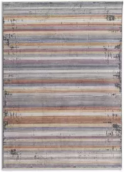 Ковер ASTRA "Calea 231", прямоугольный, короткий ворс с бахромой, гостиная 160х230 см, цвет bunt