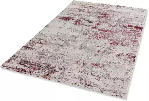 Ковер ASTRA "Noa 201", прямоугольный, короткий ворс, гостиная 80х150 см, красный/кремовый