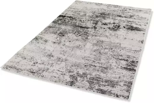 Ковер ASTRA "Noa 201", прямоугольный, короткий ворс, гостиная 80х150 см, черный/бежевый