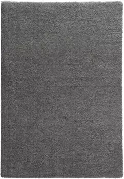 Ковер ASTRA с высоким ворсом "New Livorno", прямоугольный, короткий ворс, гостиная 80х150 см, серый