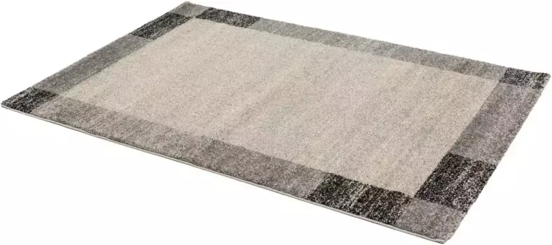 Ковер ASTRA "Samoa Border 2", прямоугольный, для гостиной 80х150 см, серый/черный