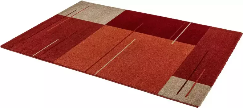 Ковер ASTRA "Samoa", прямоугольный, короткий ворс, гостиная 160х230 см, красный