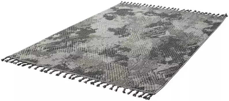 Ковер ASTRA "Trevi 6831 225", прямоугольный, подходит для использования внутри и снаружи помещений, на балконе, на открытом воздухе 80х150 см, синий