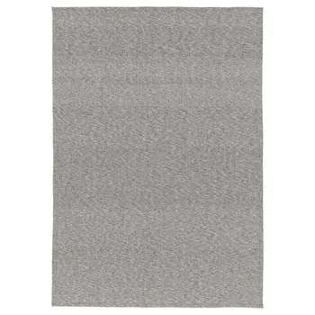 Ковер безворсовый, черный/бежевый, 155х220 см, TIPHEDE IKEA