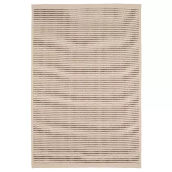 Ковер безворсовый Ikea Starreklinte, 155х220 см, натуральный/черный