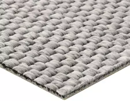 Ковер Bodenmeister "Turania Loop ковровое покрытие", прямоугольный, гостиная, спальня, детская, ширина 400/500 см 500х550 см, цвет silber-grau wei