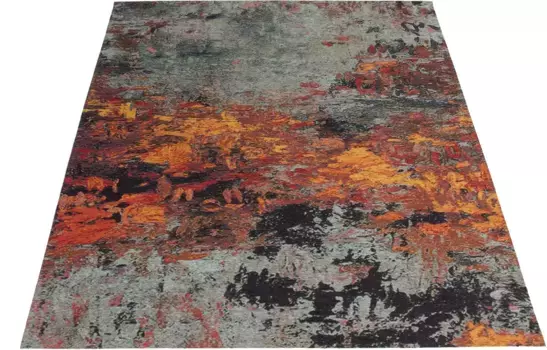 Ковер Bruno Banani "Wallim", прямоугольный, абстрактный дизайн, ковер с коротким ворсом, простой в уходе, прочный 75х150 см, цвет multi