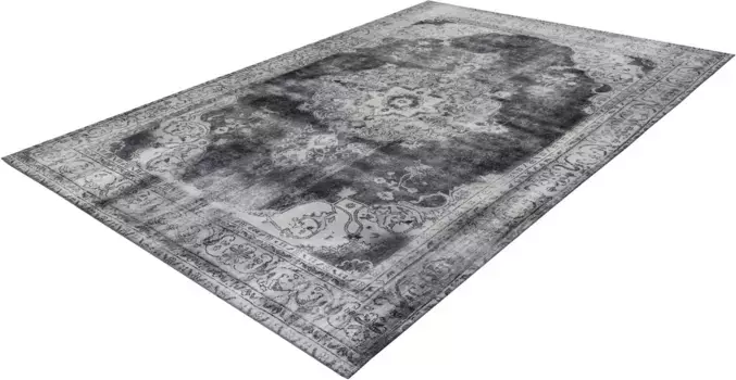 Ковер Calo-Deluxe "Лаята 8030", прямоугольный, короткий ворс, гостиная 140х200 см, светло-серый