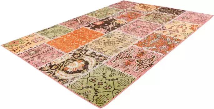 Ковер Calo-Deluxe "Ruzica-404", прямоугольный, плоского плетения, винтажный дизайн, гостиная 120х170 см, цвет multi