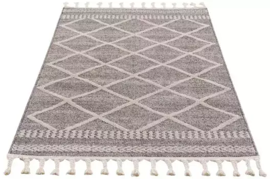 Ковер Carpet City "Art 2645", прямоугольный, короткий ворс, с нитями основы, ромбовидный 120х170 см, цвет mokka