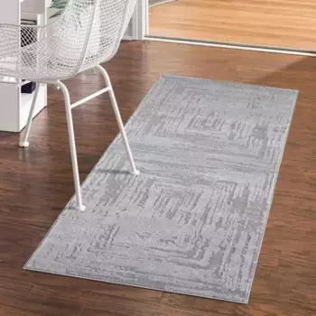 Ковер Carpet City "FLAIR171", прямоугольный ковер с коротким ворсом, скандинавский стиль 120х170 см, серый