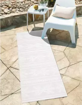 Ковер Carpet City "Ковер для дома и улицы Santorini 411 80х150 см, цвет creme