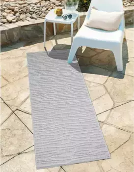 Ковер Carpet City "Ковер для дома и улицы Santorini 450 150х150 см, серый