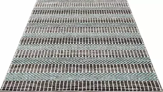 Ковер Carpet City "Moda 1131", прямоугольный, короткий ворс, гостиная 120х160 см, синий