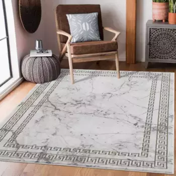 Ковер Carpet City "Ноа 9273", прямоугольный, короткий ворс, современный, мягкий, простой в уходе 160х230 см, цвет goldfarben