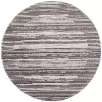 Ковер Carpet City «Noa 9301», круглый, высота 11 мм, короткий ворс, современный, мягкий, простой в уходе, серый