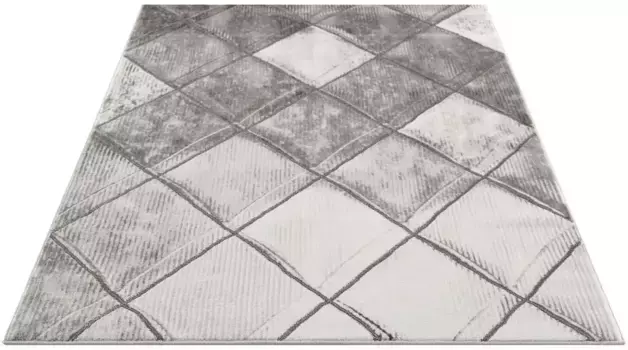 Ковер Carpet City "Ноа 9313", прямоугольный, короткий ворс, современный, мягкий, простой в уходе 120х170 см, серый
