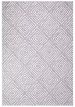 Ковер Carpet City "Outdoor", прямоугольный, устойчивый к УФ-излучению, плоского переплетения, также доступен в квадратной форме 200х290 см, серый