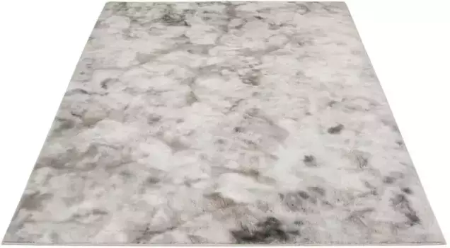 Ковер Carpet City с высоким ворсом "TOLEDO500", прямоугольный, особо мягкий, 3D-эффект, однотонный 160х230 см, бежевый