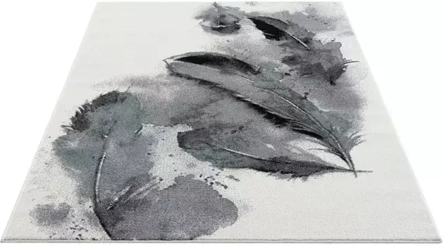 Ковер Carpet City "Savanna 9375", прямоугольный, с перьями, кремовый/серый 160х225 см, цвет cream