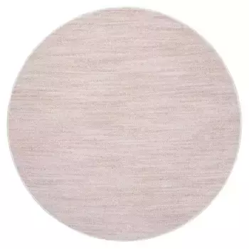 Ковер City "CLASICO 0052", круглый, короткий ворс, пестрый, стиль бохо, гостиная Carpet City 160 см, розовый