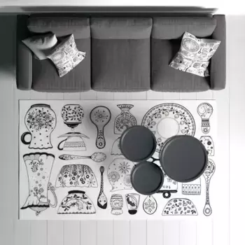 Ковер Conceptum Hypnose, белый