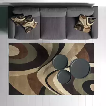 Ковер Conceptum Hypnose, коричневый