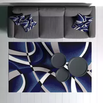 Ковер Conceptum Hypnose, синий