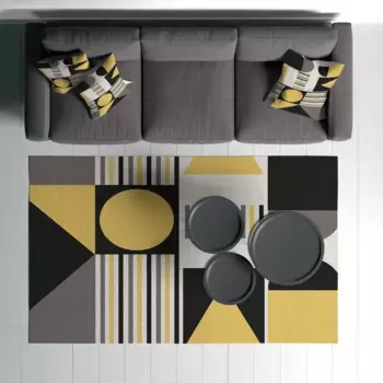 Ковер Conceptum Hypnose, желтый