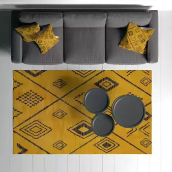 Ковер Conceptum Hypnose, желтый