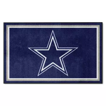 Ковер Dallas Cowboys 4 x 6 футов, разноцветный