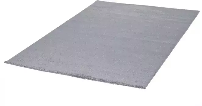 Ковер Dekowe "Blanche", прямоугольный, короткий ворс, однотонный, легкий блеск, мягкое качество, гостиная 80х150 см, цвет silberfarben