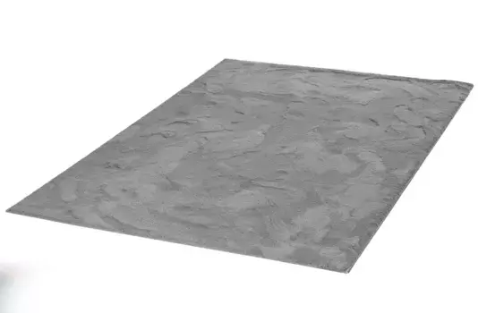 Ковер Dekowe "Дороти", прямоугольный, однотонный, особенно мягкий и уютный, для гостиной, спальни 80х150 см, серый