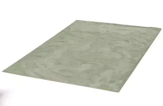 Ковер Dekowe "Дороти", прямоугольный, однотонный, особенно мягкий и уютный, для гостиной, спальни 120х170 см, зеленый