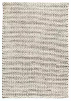 Ковер Dekowe с высоким ворсом "Enja", прямоугольный, ковер ручной работы, имитация вязания, ручная работа 160х230 см, серый