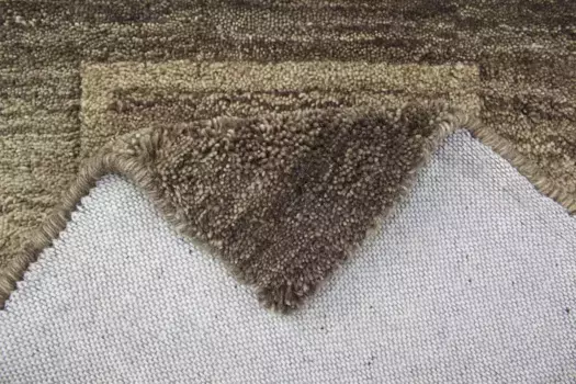 Ковер Dekowe шерстяной "Вардан", прямоугольный, из чистой шерсти, мягкий и уютный, для гостиной 80х150 см, коричневый