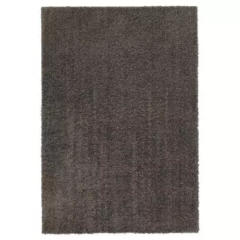 Ковер длинноворсовый, серо-коричневый, 160х230 см, VINDEBK IKEA