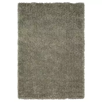 Ковер длинноворсовый, серо-зеленый, 133х195 см, VOLLERSLEV IKEA
