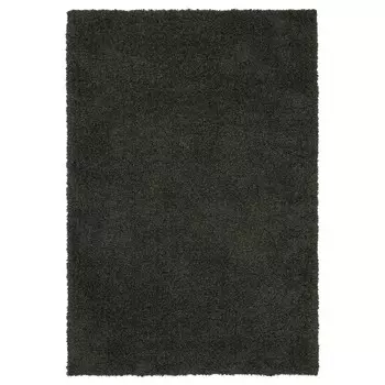 Ковер длинноворсовый, темно-зеленый, 160х230 см, VINDEBK IKEA