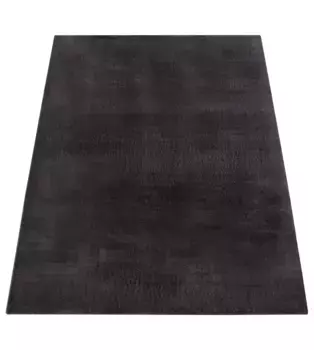 Ковер для дома "Andeer", прямоугольный, с коротким ворсом, однотонный, мягкий и приятный, можно стирать, для гостиной Home affaire 200х280 см, цвет Anthrazit