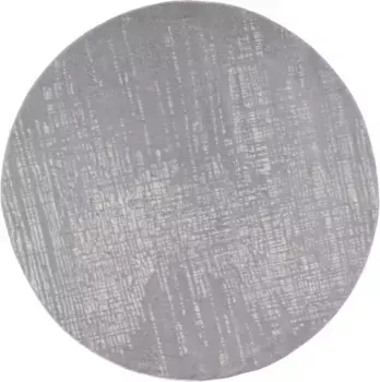 Ковер для дома "Ariano", круглый, винтажный, легкий блеск, структура high-low, эффект термоусадочной резьбы Home affaire 190 см, серый