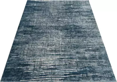 Ковер для дома "Ariano", прямоугольный, винтажный, легкий блеск, структура high-low, эффект термоусадочной резьбы Home affaire 200х200 см, синий