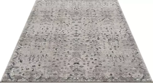 Ковер для дома "Clovis", прямоугольный, ковер в восточном дизайне, с бордюром, винтажный Home affaire 120х180 см, серый
