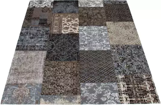 Ковер для дома "Ella", прямоугольный, винтажный дизайн, гостиная Home affaire 80х150 см, коричневый